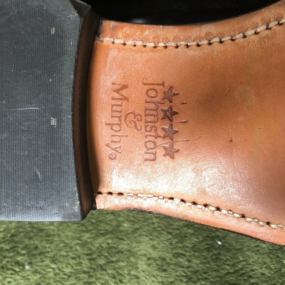 Johnston & Murphy Men\'s Tassel Loafers Size 10.5 B  Brown Leather Dress Shoes main image 5